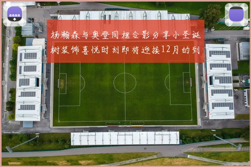 杨瀚森与奥登同框合影分享小圣诞树装饰喜悦时刻即将迎接12月的到来