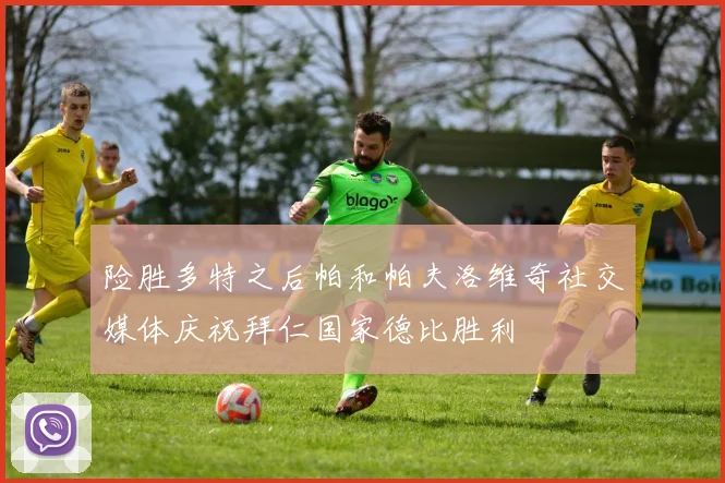 险胜多特之后帕和帕夫洛维奇社交媒体庆祝拜仁国家德比胜利